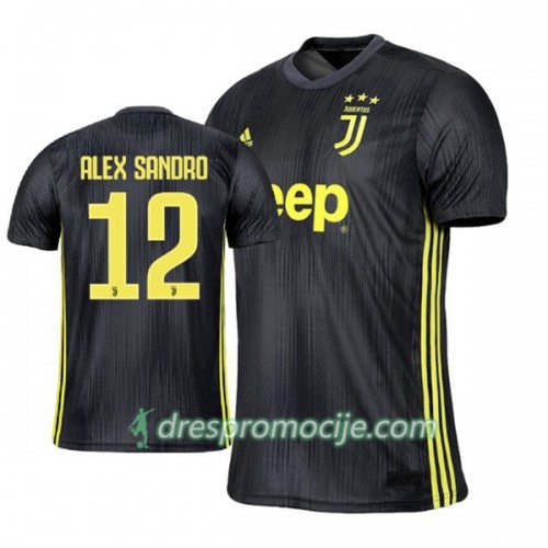Juventus Dres Alex Sandro 12 Treći 2018/19 Kratkih Rukava Juventus Dres Alex Sandro 12 Treći 2018/19 Kratkih Rukava